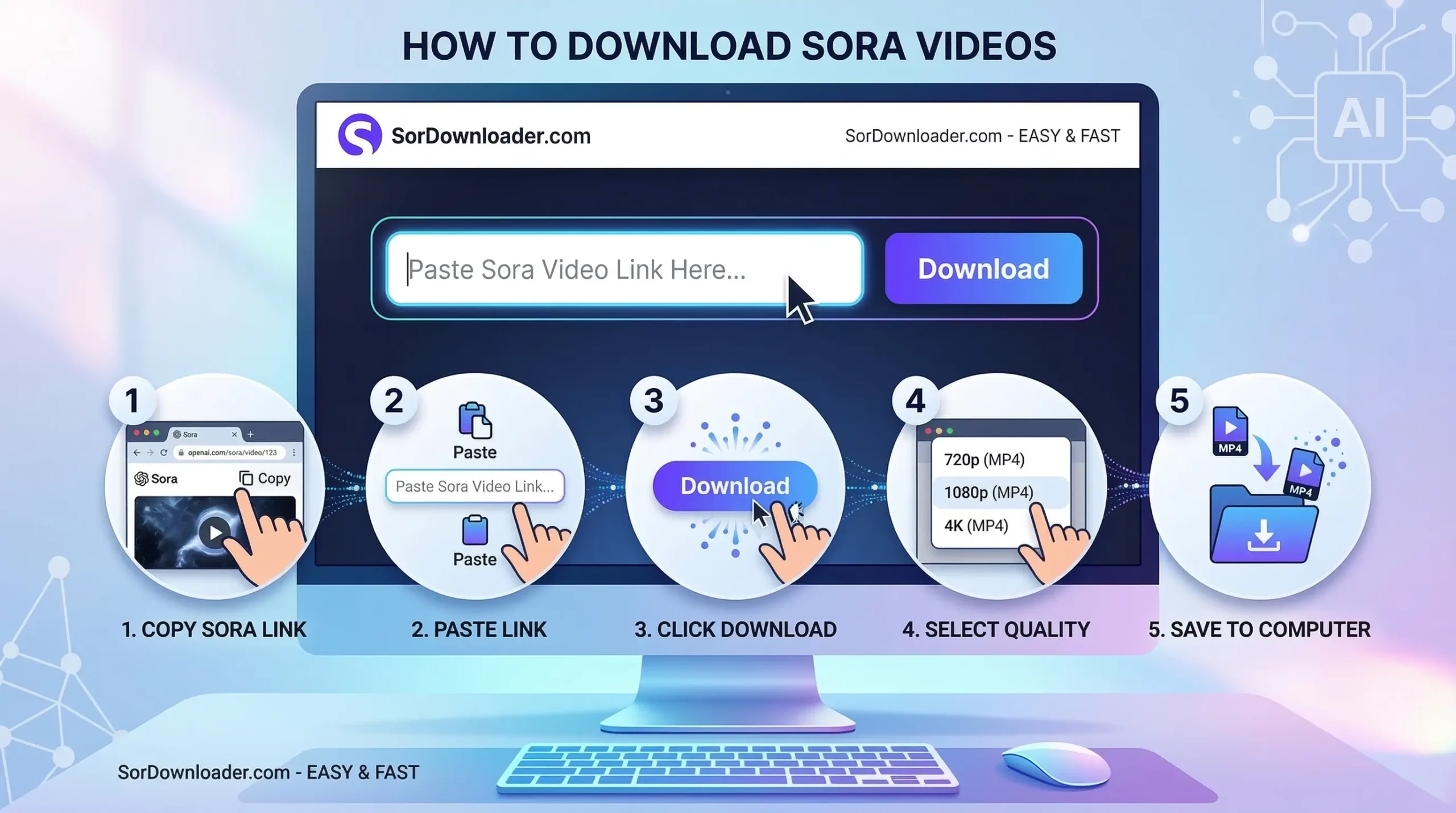 Download Sora Videos Using SorDownloader